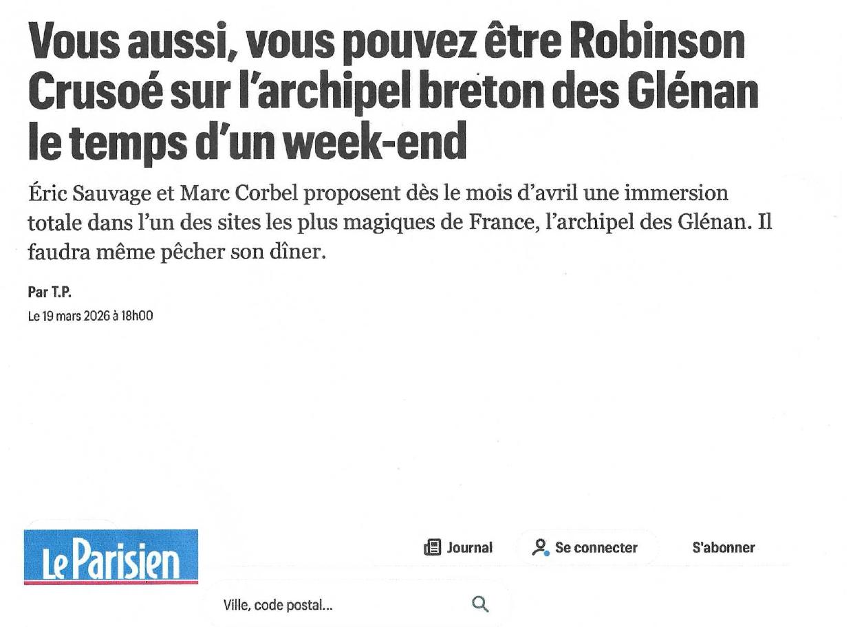 Article Le Parisien sur Trident Aventure