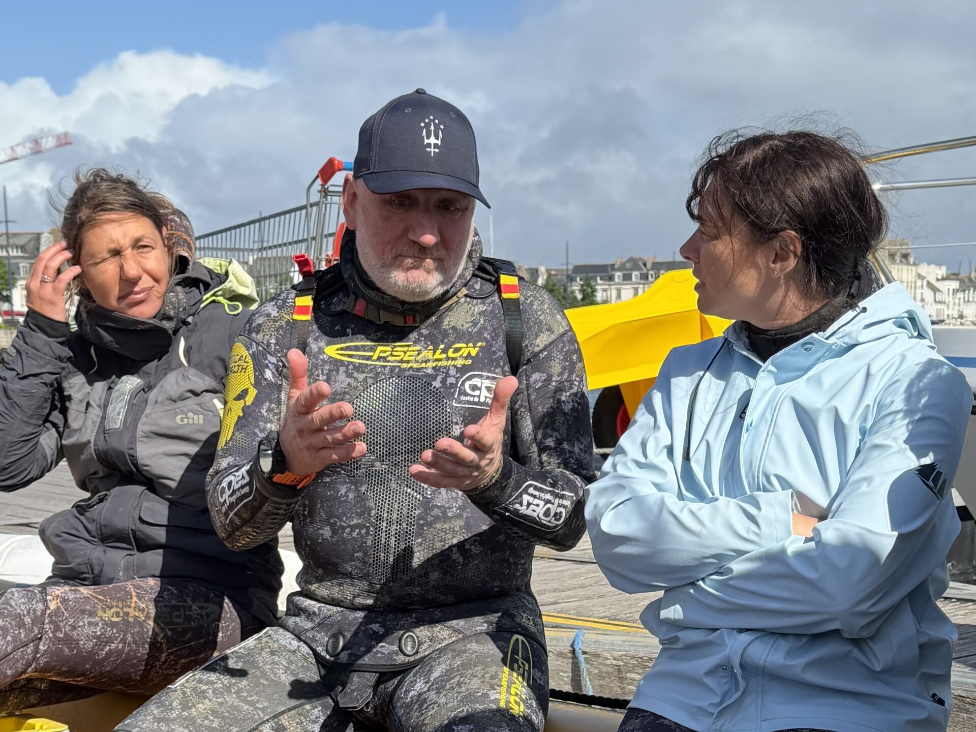 Debrief stagiaire aux Glénan